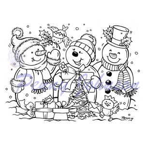 Penny Johnson Stamps - A Magical Chistmas